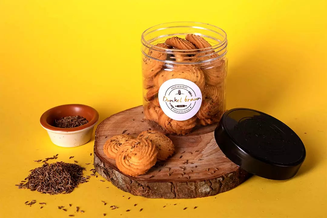 Ajwain Jalebi Cookies 200gms/Jar