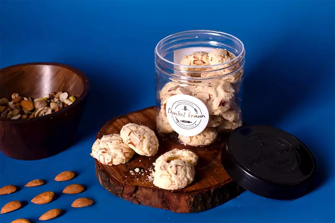 Almond Tasty Cookies 200gms/Jar