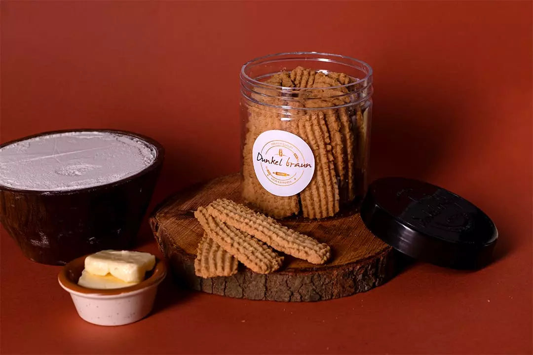 Sugar Free Atta Cookies 200gms/Jar