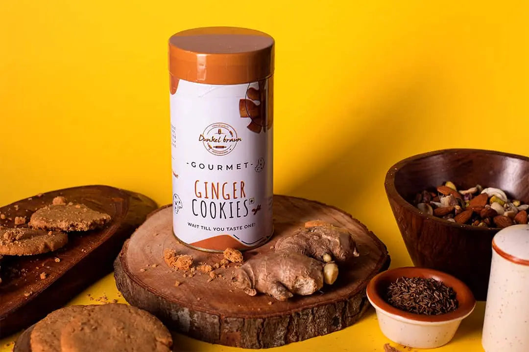 Gourmet Ginger Cookies 200gms/Jar