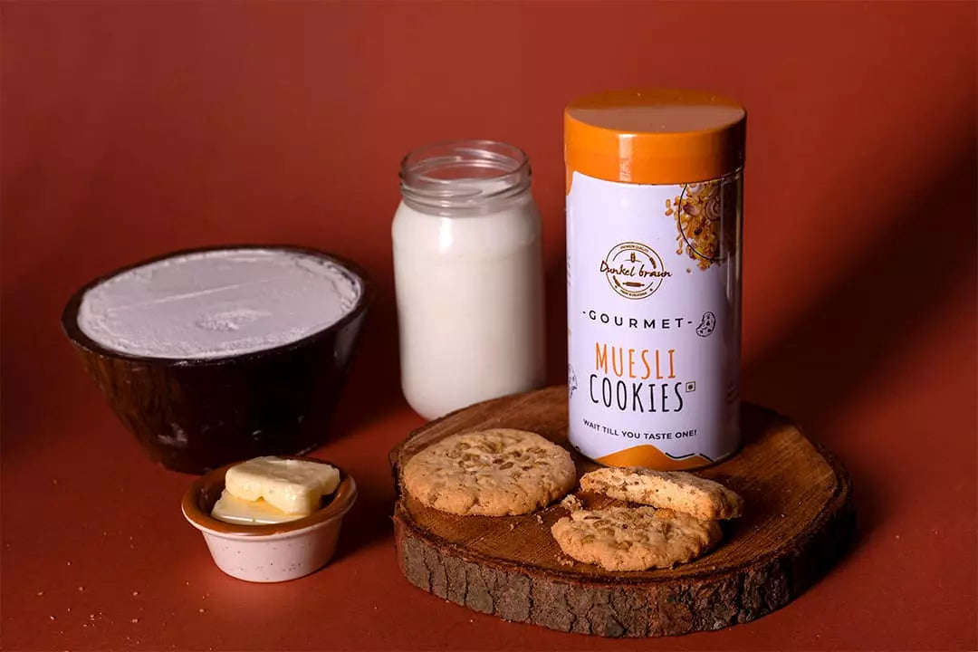 Gourmet Muesli Cookies 200gms/Jar