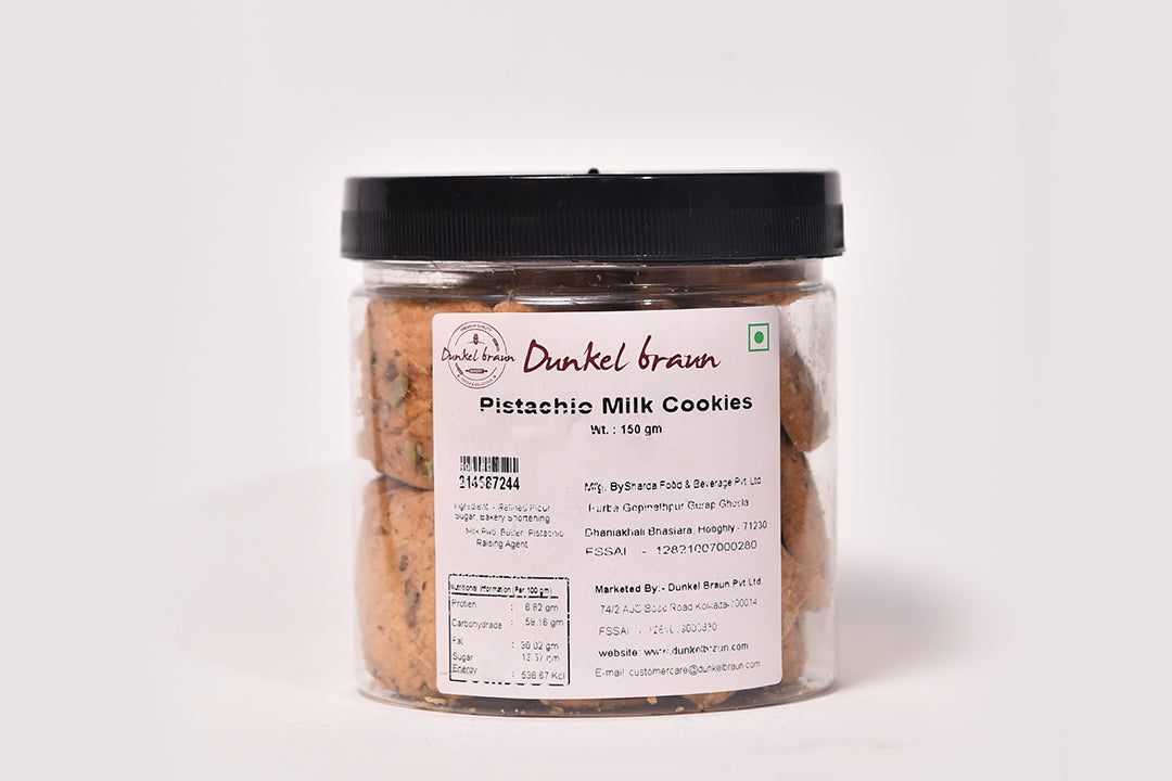 Pistachio Milk Cookies 150gms/Jar