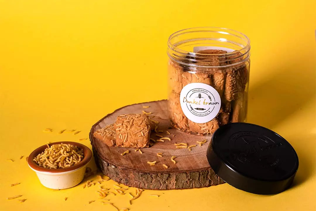 Sev Salted Cookies 200gms/Jar