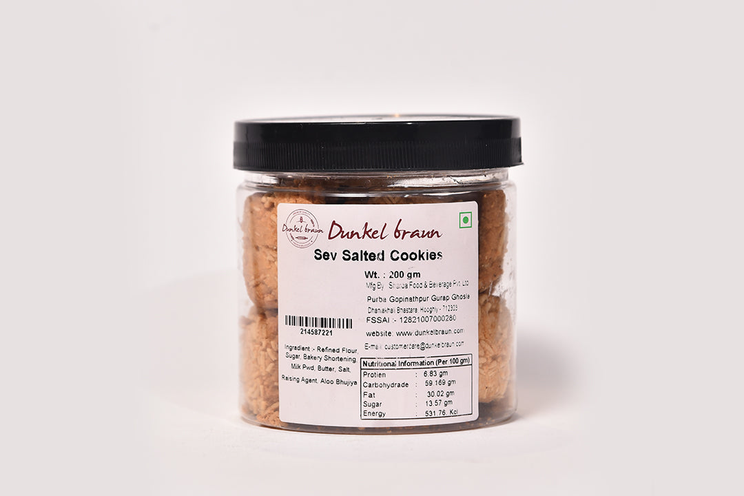 Sev Salted Cookies 200gms/Jar