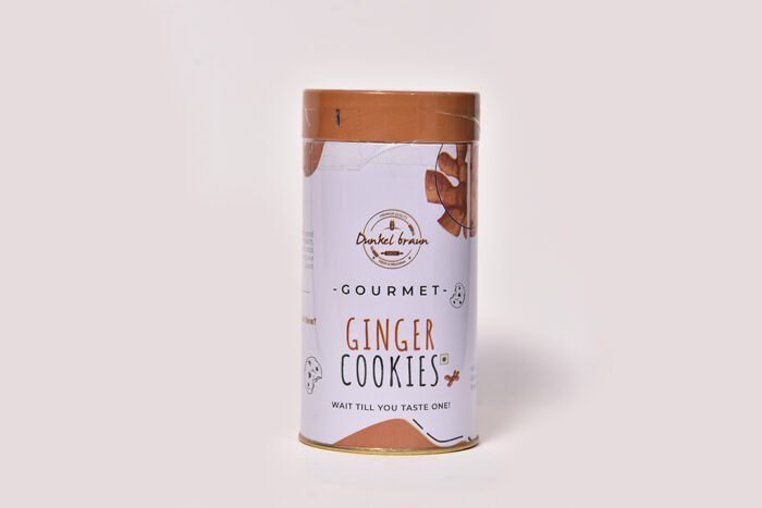 65 Gourmet Ginger Cookies 200gms/Jar