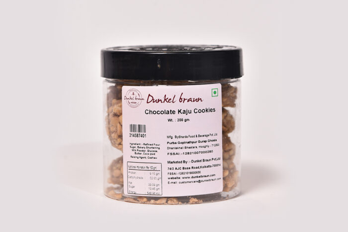 chocolate kaju Chocolate Cashew Cookies 200gms/Jar