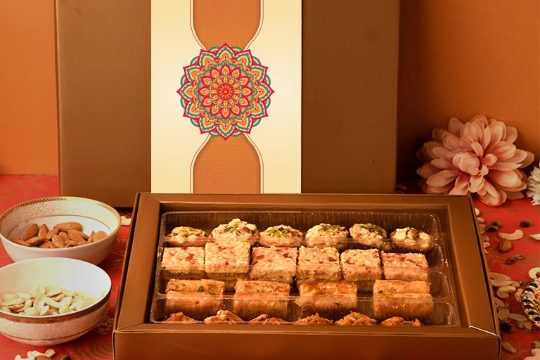 back 1 Eid gift box - Eid Mubarak - Buy Baklava Online