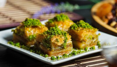 There are various varieties other than rolled baklava